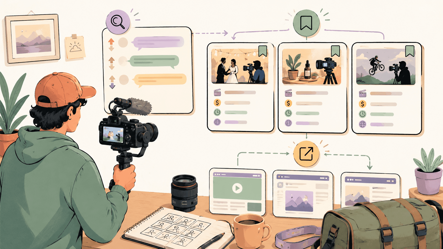 Editorial illustration for How to Become a Freelance Videographer in 2026: A Practical Beginner’s Guide