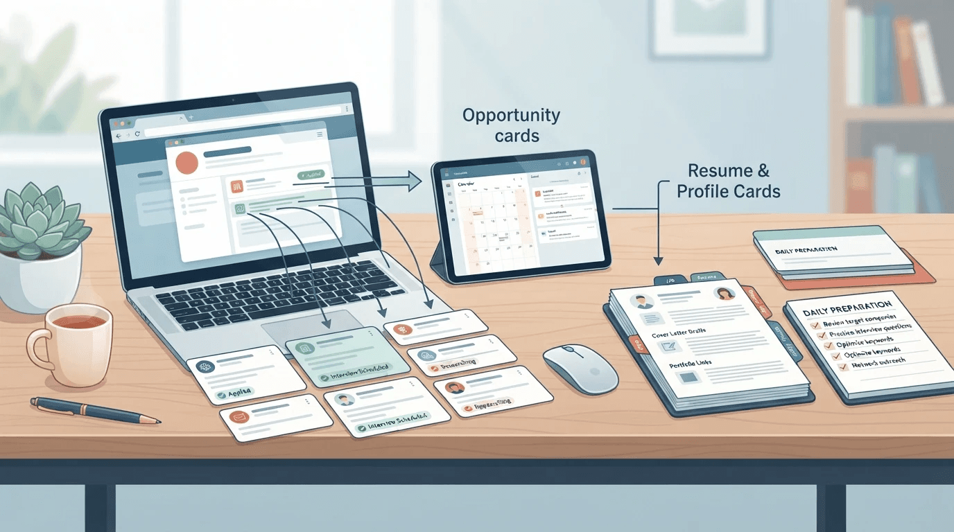 Editorial illustration for How to Build a Daily Job Search Routine That Actually Works