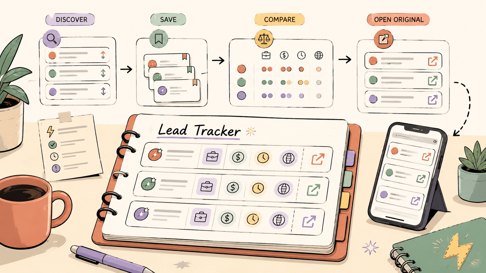 Editorial illustration for How to Build a Freelance Lead Tracker That Helps You Reply Faster
