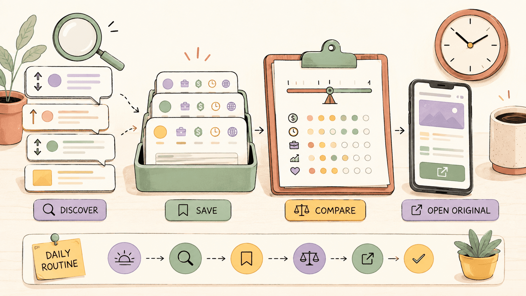 Editorial illustration for How to Build a Routine for Scanning Opportunities