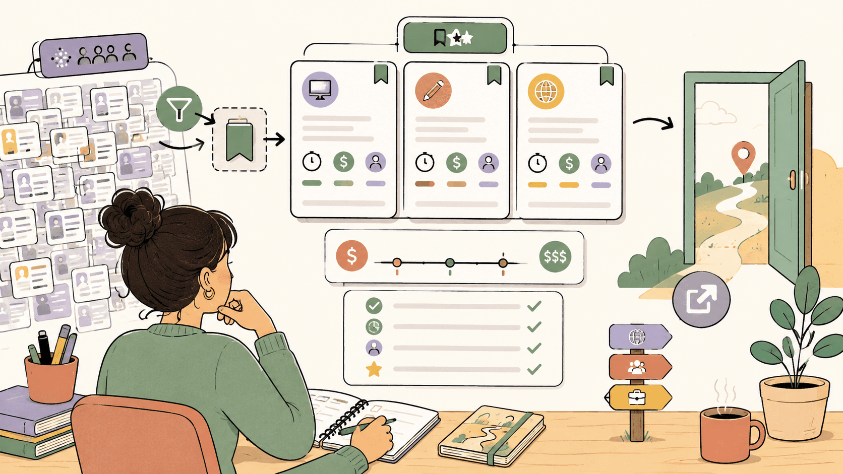 Editorial illustration for How to Find Contract Opportunities When Boards Feel Crowded