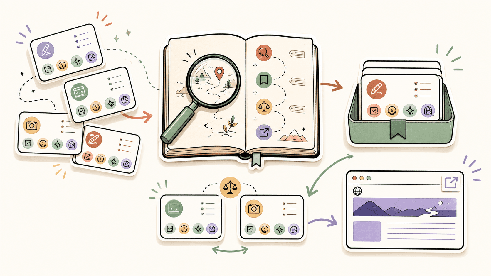 Editorial illustration for How to Find Freelance Work: A Practical Guide