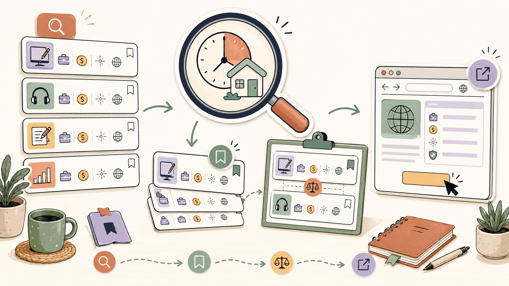 Editorial illustration for How to Find Legit Part-Time Remote Work Opportunities