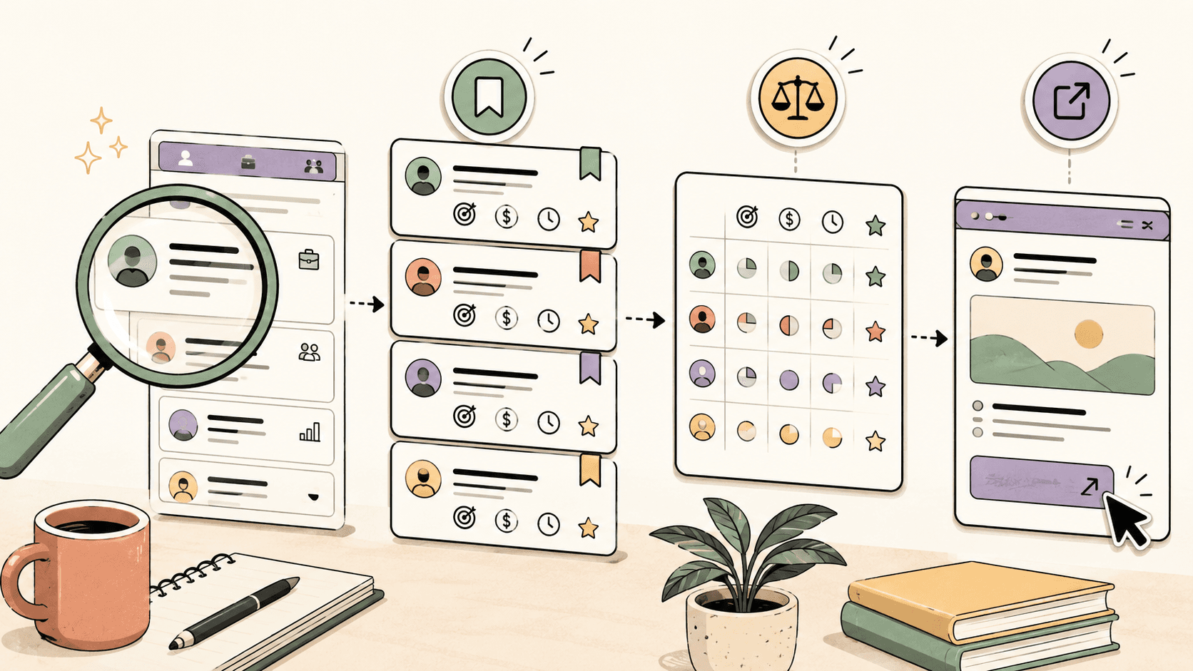 Editorial illustration for How to Get Freelance Clients on LinkedIn: Profile, Search, Outreach, and Lead Workflow