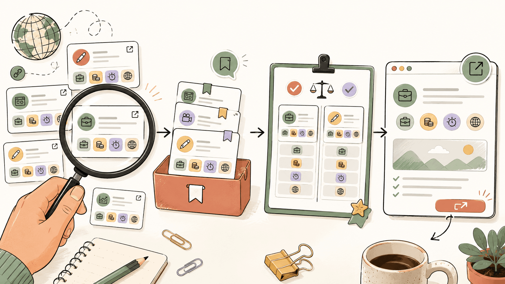 Editorial illustration for How to Get Freelance Clients: A Practical Guide