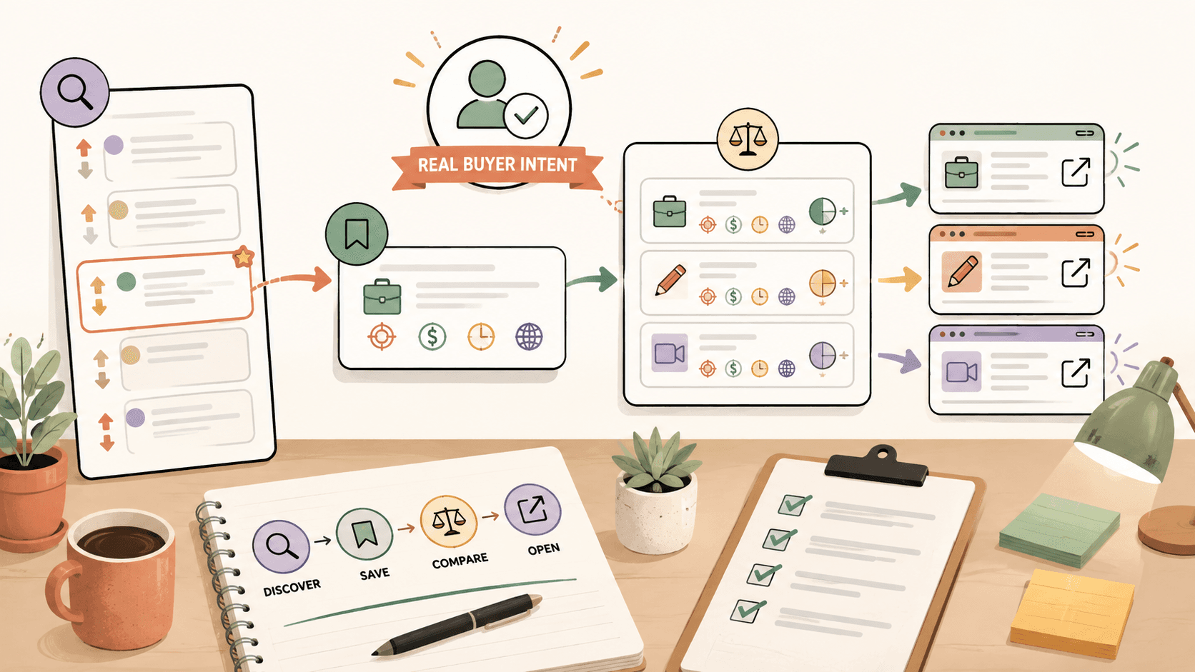 Editorial illustration for How to Save Job Leads with Real Buyer Intent