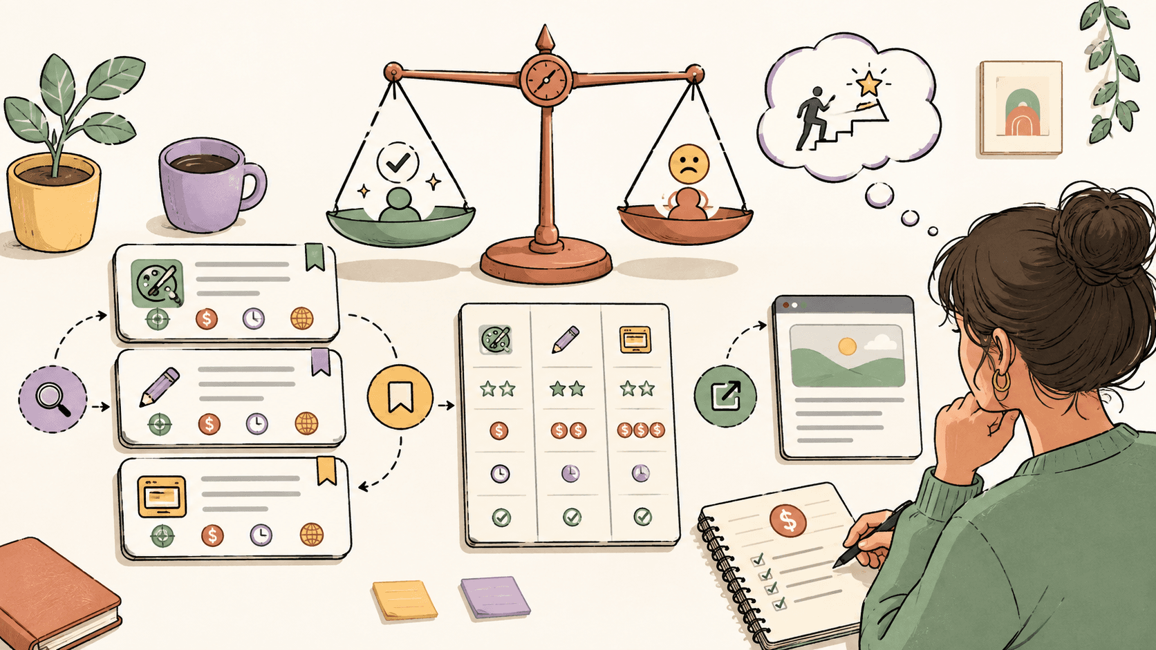 Editorial illustration for How to Set Freelance Rates Without Undercharging