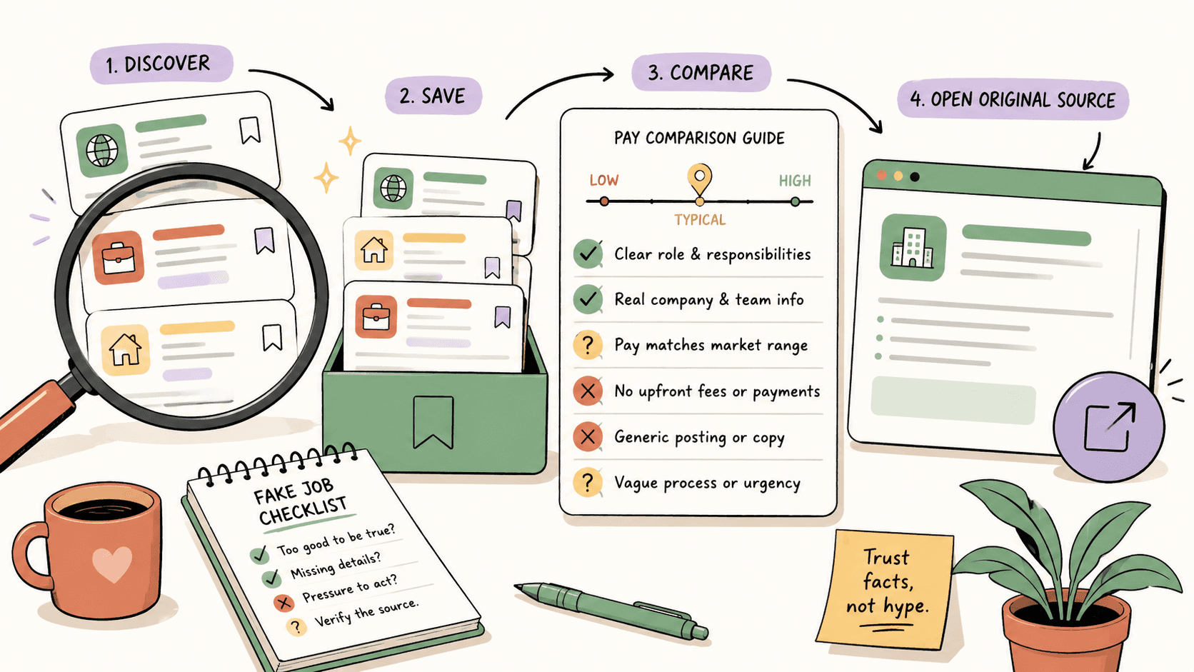 Editorial illustration for How to Spot Fake Remote Job Postings: A Practical Guide