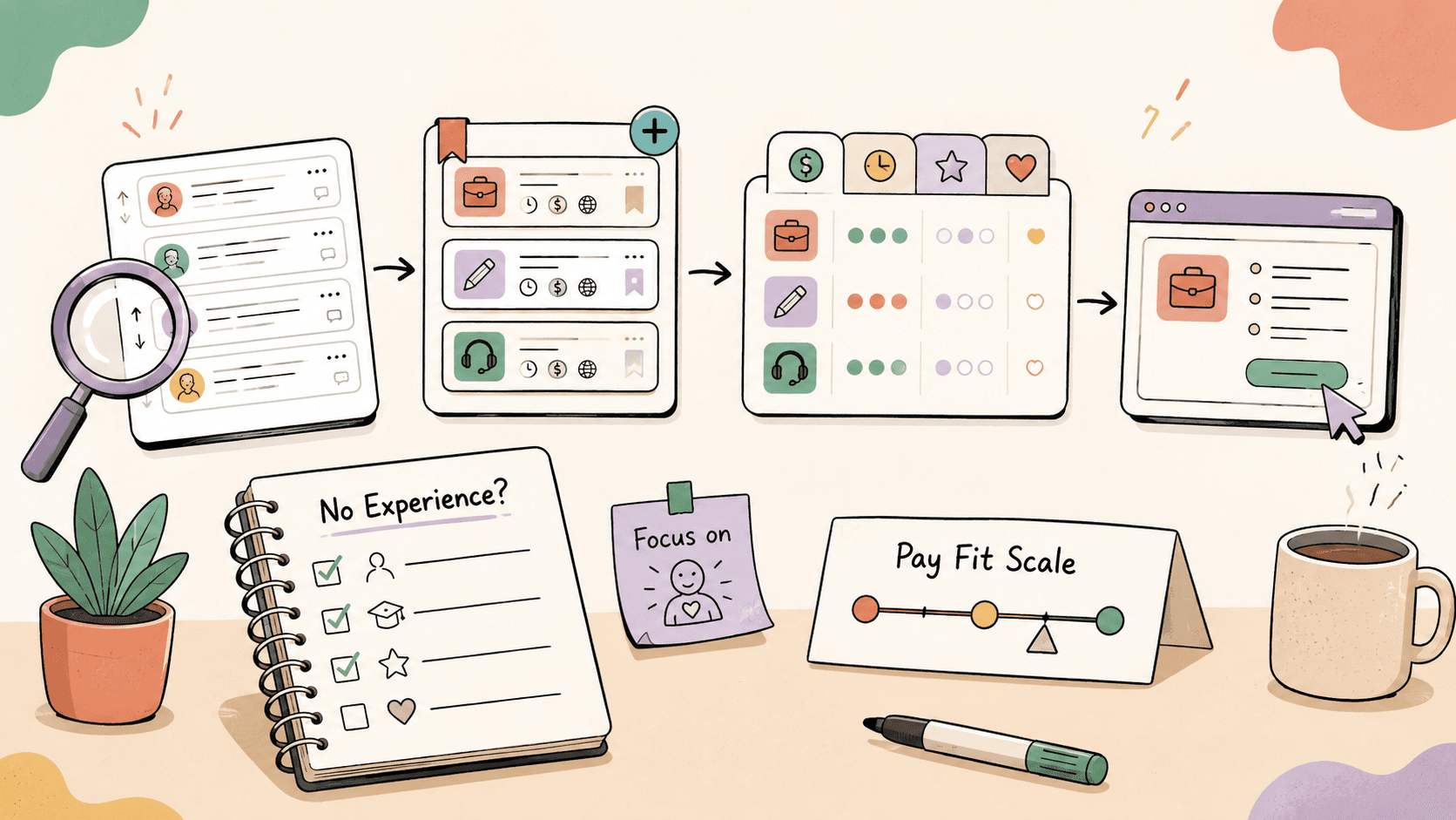 Editorial illustration for How to Track Job Leads with No Experience