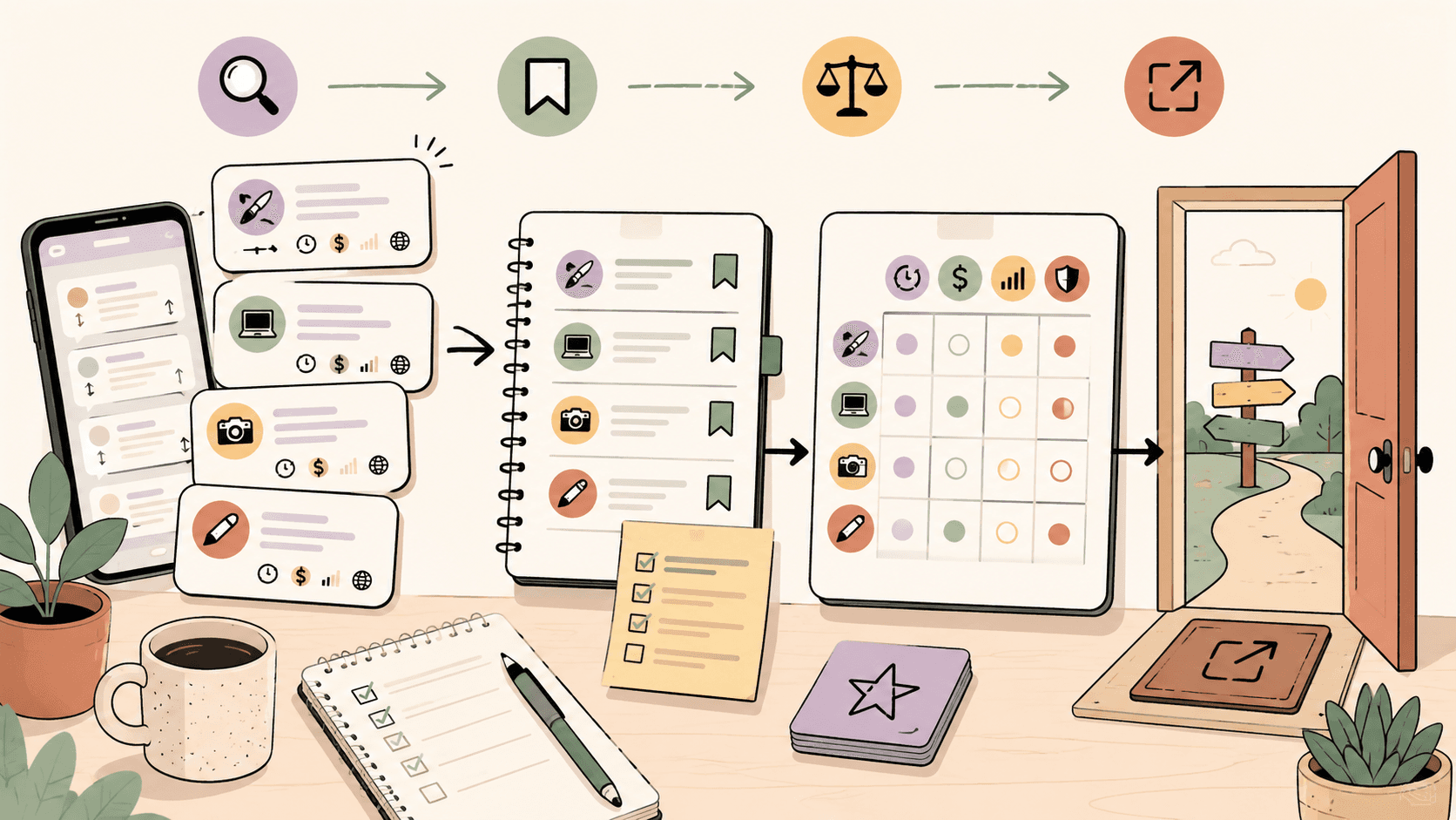 Editorial illustration for How to Track Side Gigs Before They Disappear