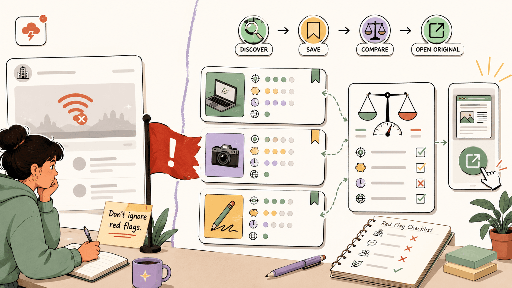 Editorial illustration for Internship Red Flags: How Students Should Respond Before Applying