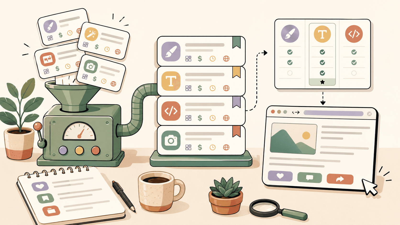 Editorial illustration for Job Search Tools That Automate Finding Fresh Freelance and Design Opportunities