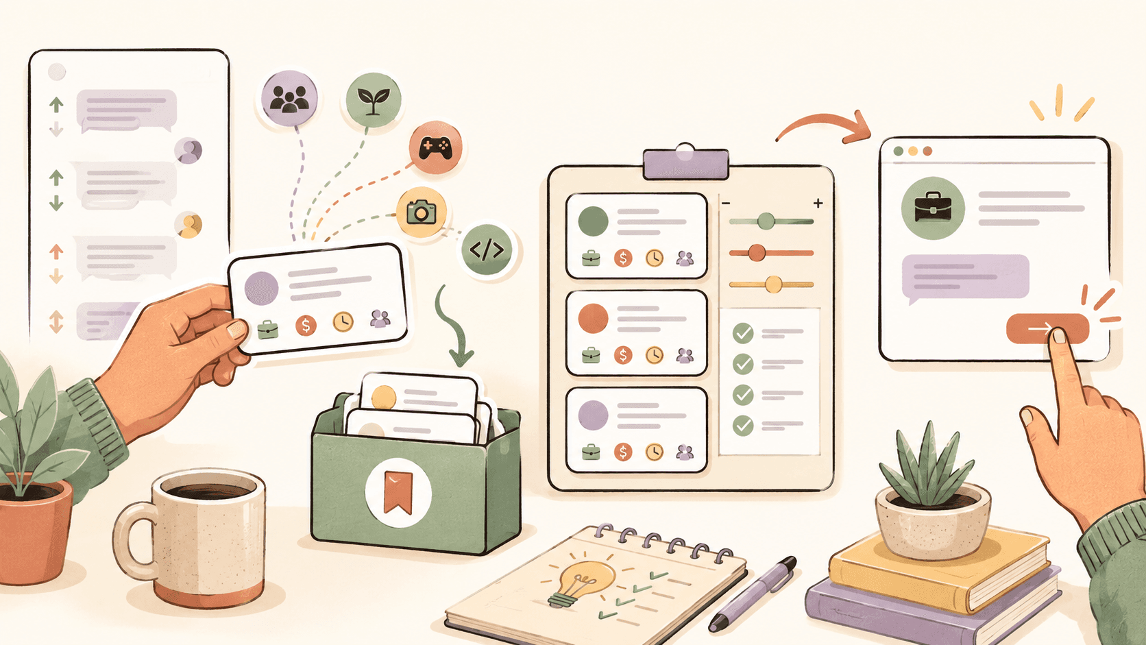 Editorial illustration for How to Save Job Leads from Niche Online Groups